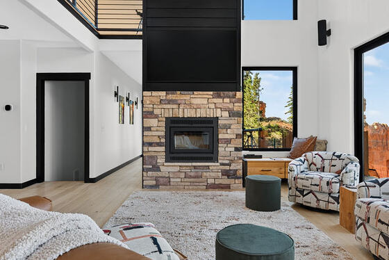 The living room