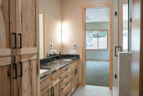 Primary bath and walk-in closet