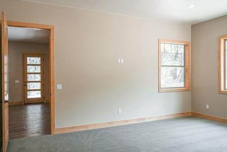 Bedroom off the entry hall