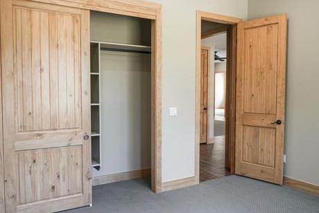 Closets and the hall beyond
