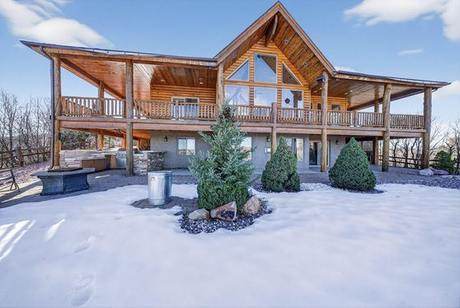 Rear elevation and the deck