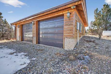 The detached garage