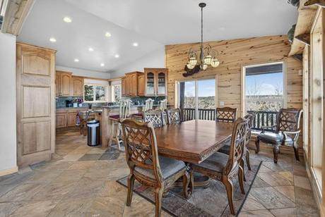 Dining and kitchen, one room