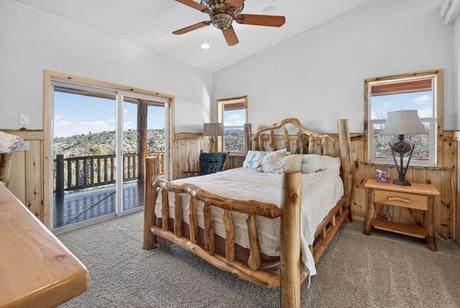 Primary bedroom, slider to the deck