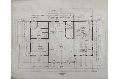 Main floor plan &mdash; 1,325 sq ft