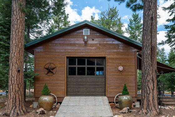 The garage
