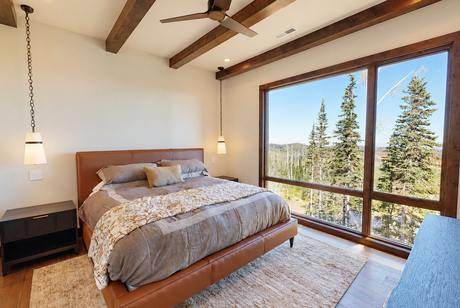 A guest room with its own view