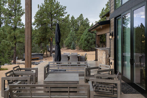 The covered deck