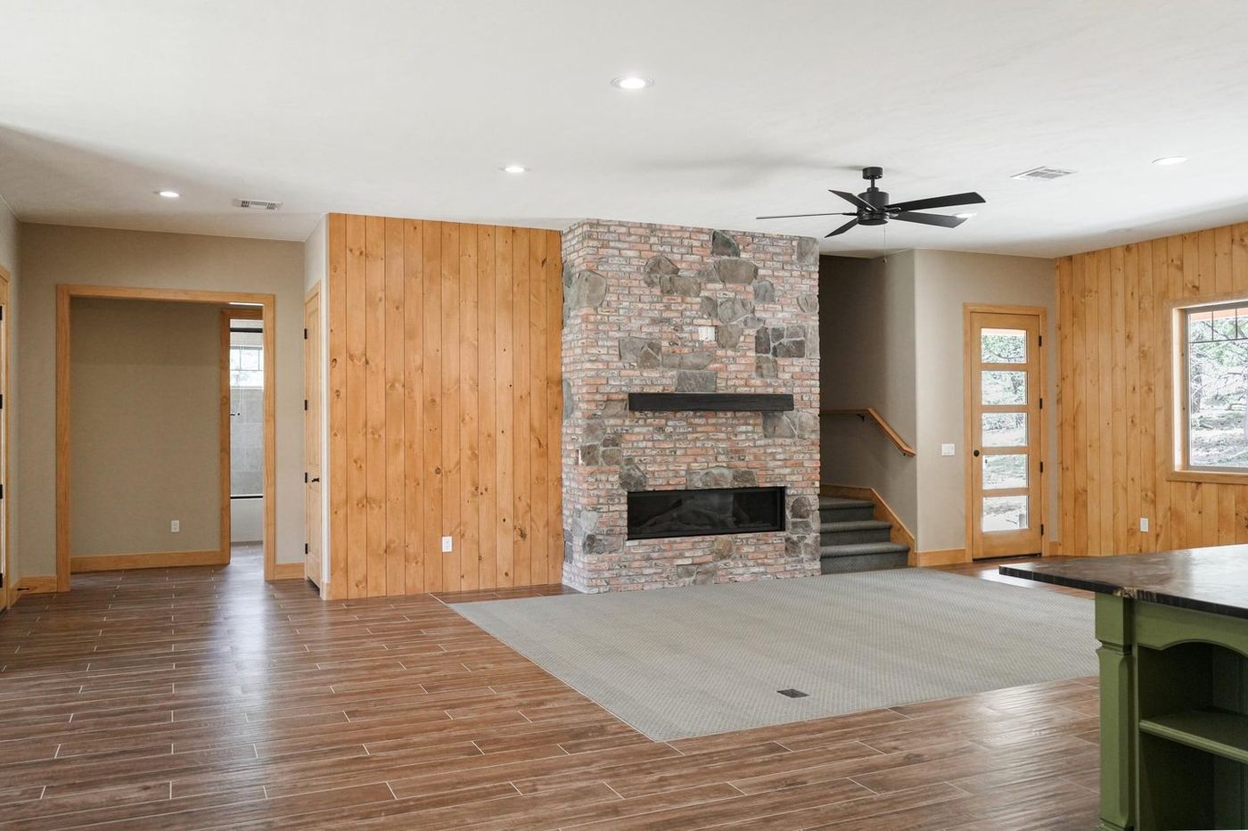 Great room and hearth at 4200 N Elk Meadows Drive